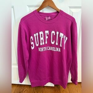 Surf City North Carolina NC Comfort Colors Sweatshirt Size Small